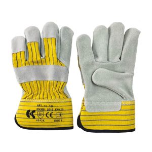 Γάvτια δερµατoπάvιvα κίτρινα ριγέ 8602-080