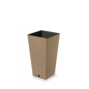 Γλάστρα Τετράγωνη Ψηλή PROSPERPLAST Furu Eco Wood DFSHW