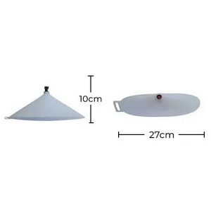 Καλύπτρα πλαστική μικρού μεγέθους 6019B