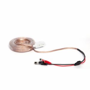 ΚΑΛΩΔΙΟ ΤΡΟΦΟΔΟΣΙΑΣ 15M ΜΕ ΦΙΣ,ΑΣΦΑΛΕΙΟΘΗΚΗ ΚΑΙ ΚΡΟΚΟΔΕΙΛΑΚΙΑ