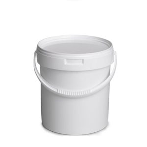 Κάδος Τροφίμων Λευκός με Χερούλι 10,5lt THRACE PLASTICS (Χωρίς Καπάκι)