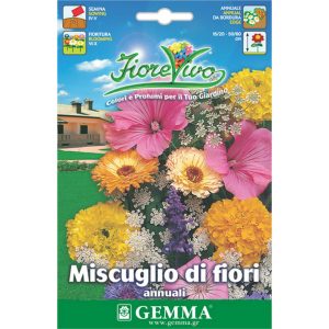 Μίγμα Ανθέων Μονοετή φάκελος σπόρων HORTUS