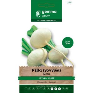 Ρέβα (Γογγύλι) Λευκή φάκελος σπόρων