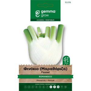 Φινόκιο Romanesco φάκελος σπόρων