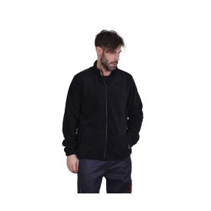 Ζακέτα ERGOLINE Ιεραξ fleece μαύρη 5911-930